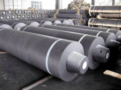 EAF UHP Grade Graphite Electrodes Of Dia 600mm With Suitable Nipples and Nominal Length 2100 mm